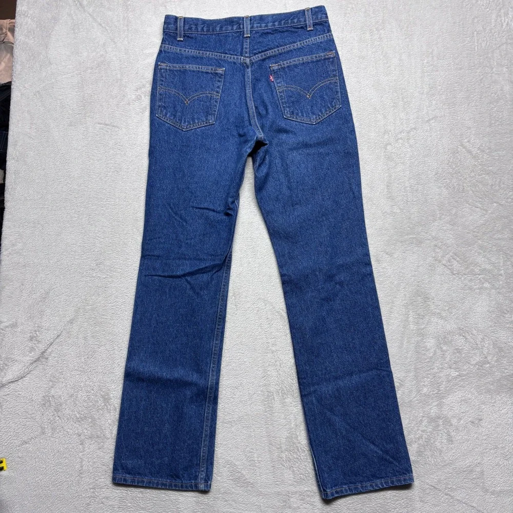 VTG Levi's 517 Jeans Mens 31x34 (Fits 30x33) Boot Cut Blue Denim Y2K